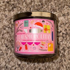NEW! clausmopolitan bath and body works candle